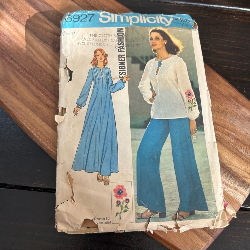 Simplicity Vintage Pattern